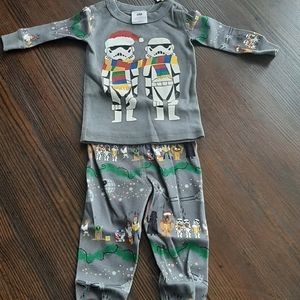 Hanna Anderson Star Wars™ Storm Troopers Long Sleeve PJs Baby 3-6M Christmas 🎄